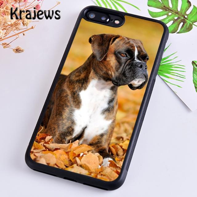 Krajews Niedliche Boxer-Hundewelpen-TPU-Telefonhülle für iPhone 14 5 6s 7 8 plus X XR XS 11 12 13 pro max Samsung S21 S22ultra Plus