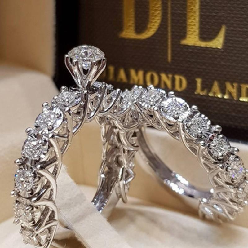 Viya Jewelry Couple Set Ring Jewelry Ladies Engagement Ring