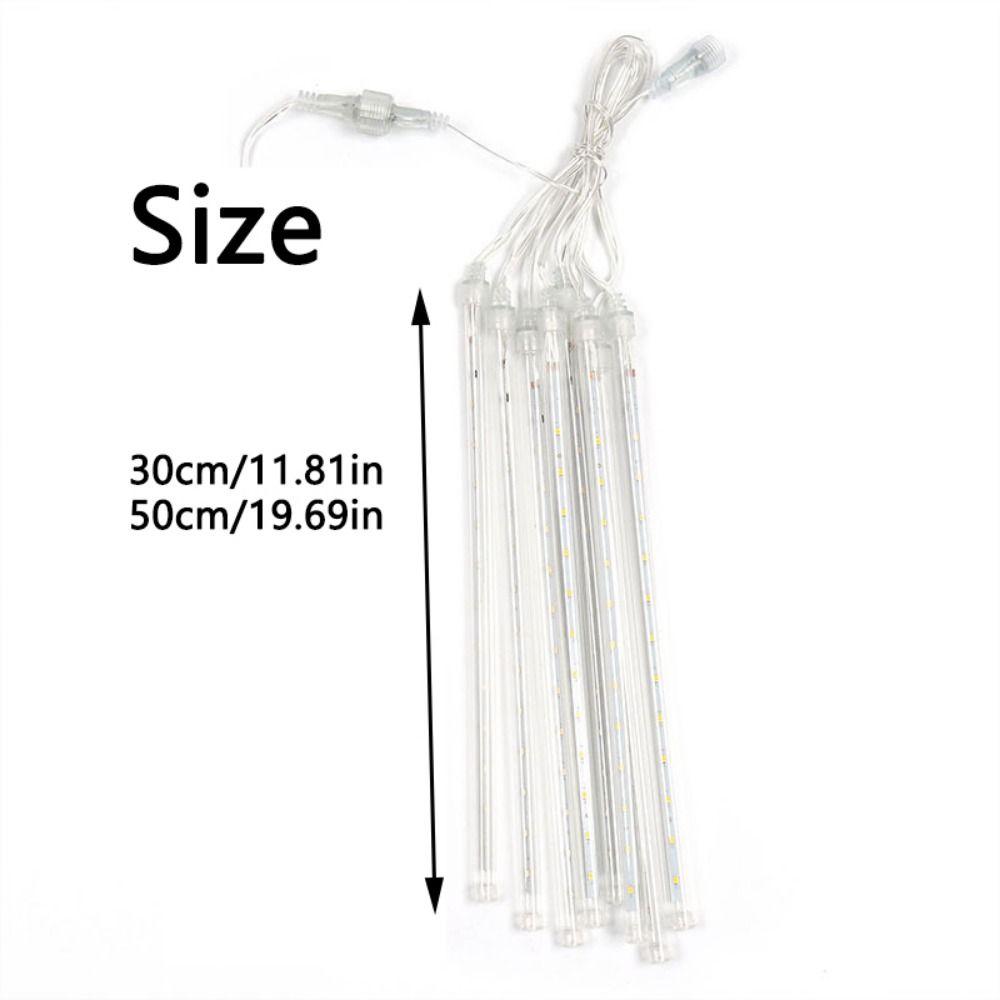 Multicolor Meteor Shower Rain Lights 8 Tube Outdoor Raindrop Lights Wedding