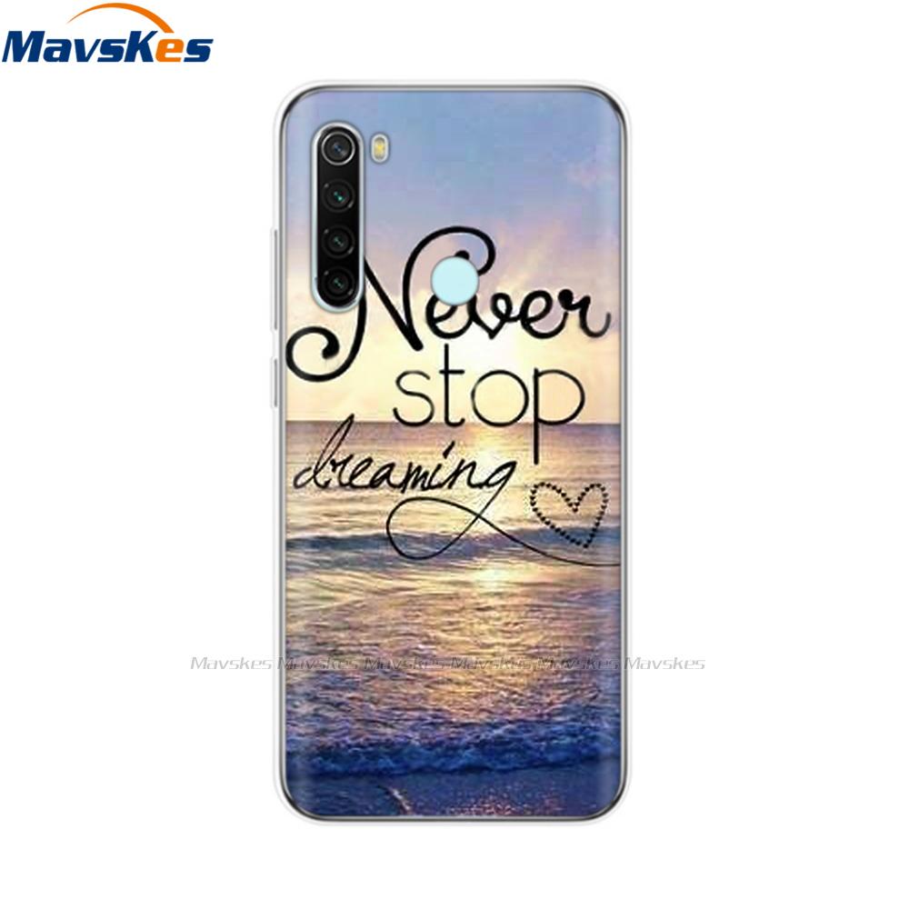 Phone Case for Xiaomi Redmi Note 8T Case 6.3" Silicon Soft TPU Back Cover for Redmi Note 8 8T Note8 Pro Case Protect Shell Coque