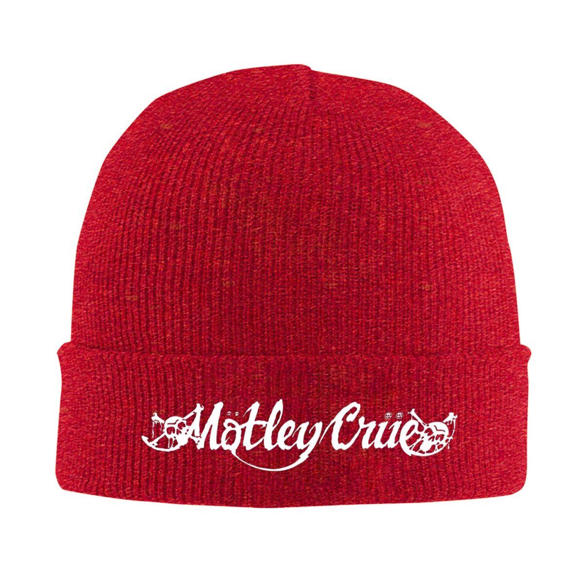 

Motleys Crues Metal Rock Warm Knitted Cap Fashion Bonnet Hat Autumn Winter Outdoor Beanies Hats for Men Women Adult One Size