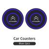 Silicone Double Ring Car Cup Mat Anti-Slip Insert For Citroen C4 C3 C5 C1 C2 Berlingo Celysee Cactus Picasso Aircross Saxo Grand aks256