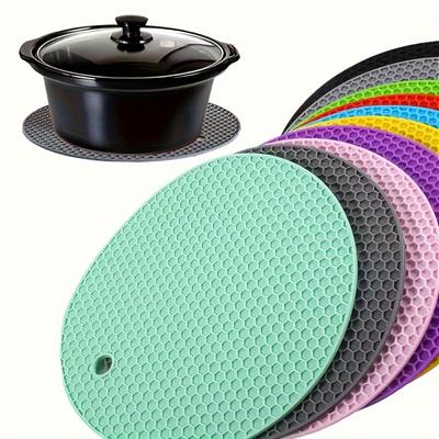 Silicone Insulation Mats 3pcs- Heat Resistant, Non-Slip, Multipurpose Gripper Mats for Kitchen Tools & Place Settings- Kitchen Essentials
