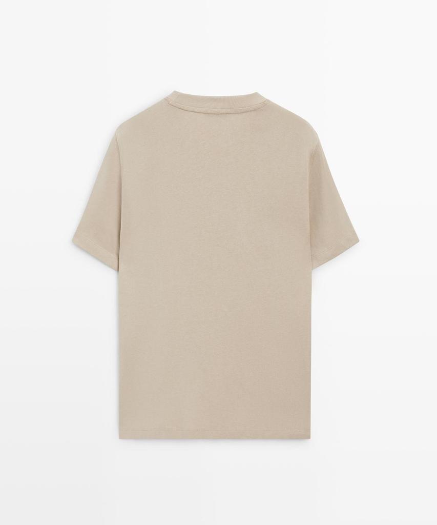 Masimodutti Short Sleeve Cotton Blend T-Shirt