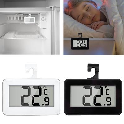 Mini Kühlschrank Kühlschrankthermometer Großes LCD-Display Digitales Gefrierschrankthermometer Raumthermometer für Küche Zuhause Restaurants