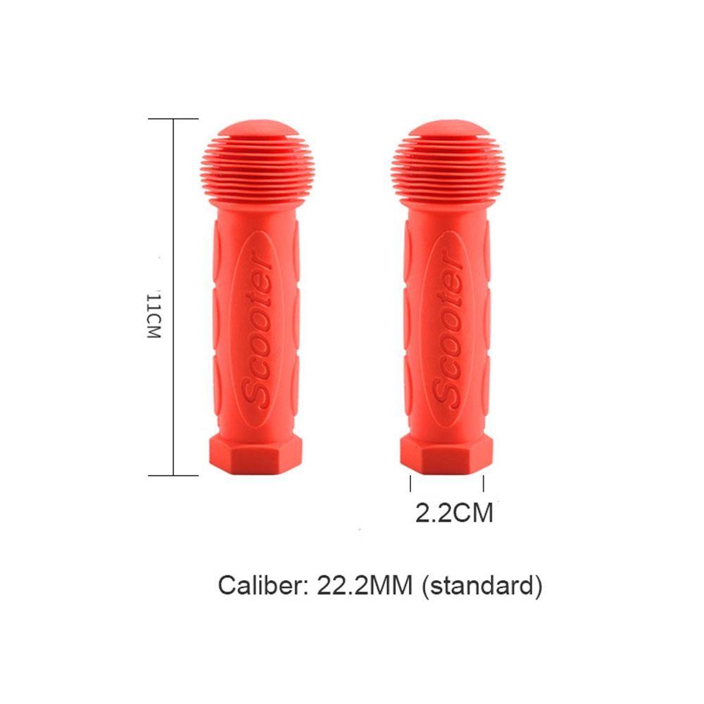 Blue Red Skateboard Scooter Accessories Rubber Grip Children Bike Parts Handle Handlebar Grips