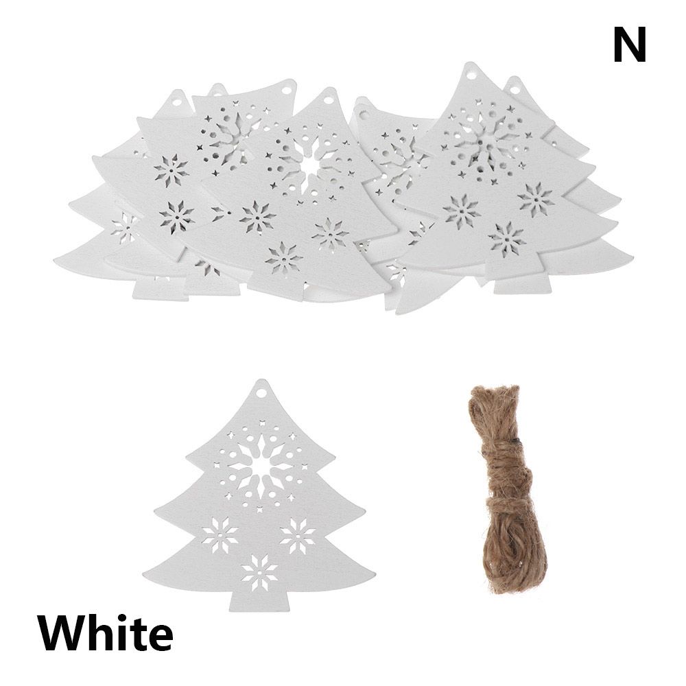 Home Decor Drop Pendant Christmas Tree Decoration Wooden Ornaments  Xmas Hanging Santa/Elk/Angel