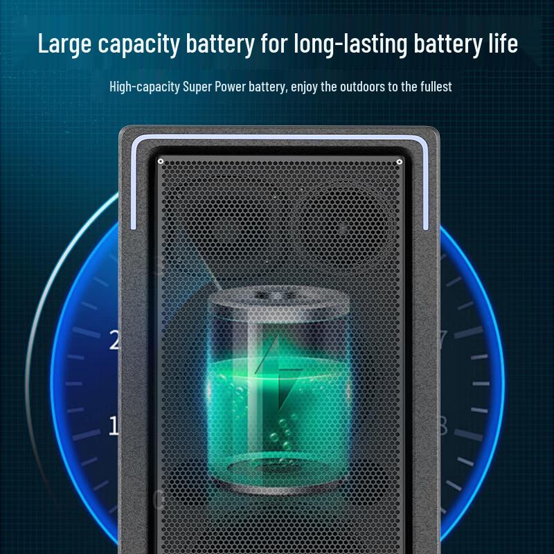 HuiDu DM-88 Portable Dual 8-inch PA Speaker