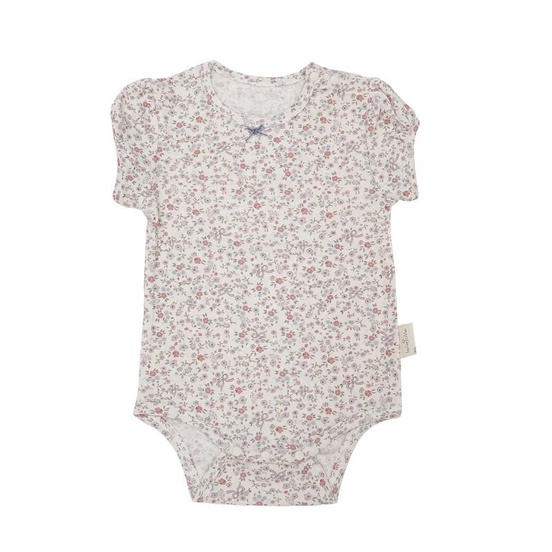 LELE JOVE Jacquard Short Sleeve Baby Romper 100