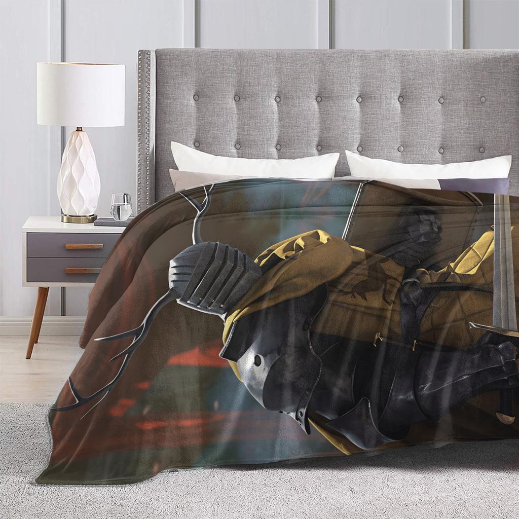 Lyonel Baratheon Throw Blanket Comfortable Funny Blanket  For Living Room Travel Office Flannel Bedspread Bed Cover