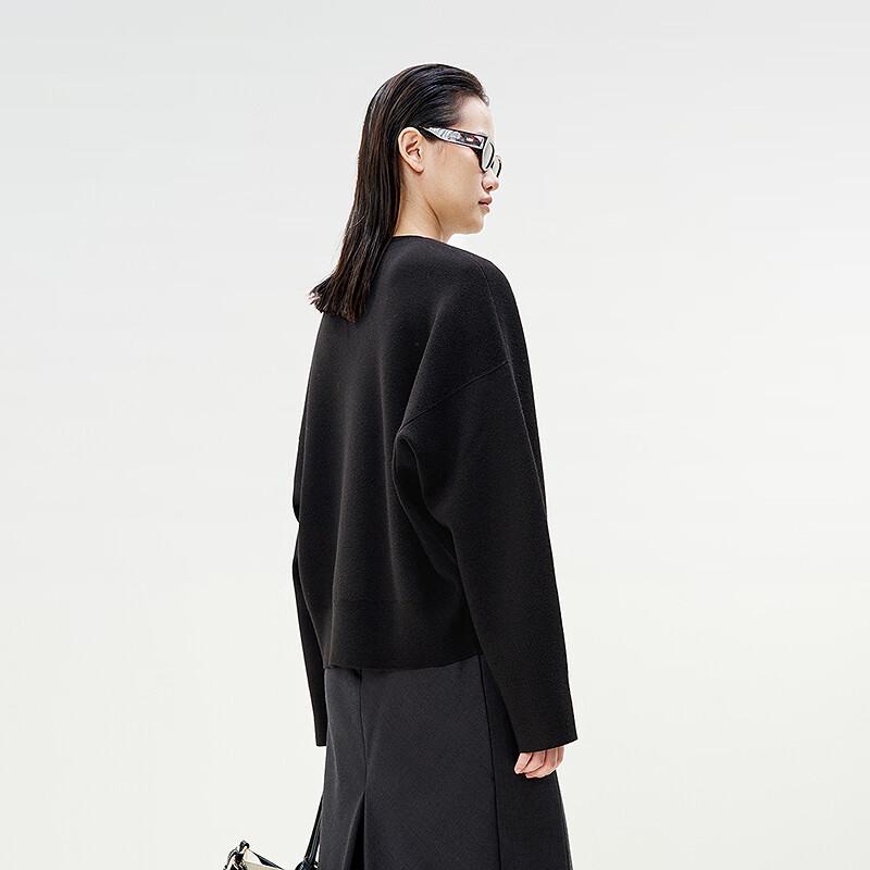 Less 2025 Spring Women's Short Cardigan Knit Two-Piece Set