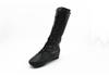 Zapatos de Jazz Suela Blanda PU para Niños y Adultos - Zapatos de Ballet de Cuero Negros para Niñas