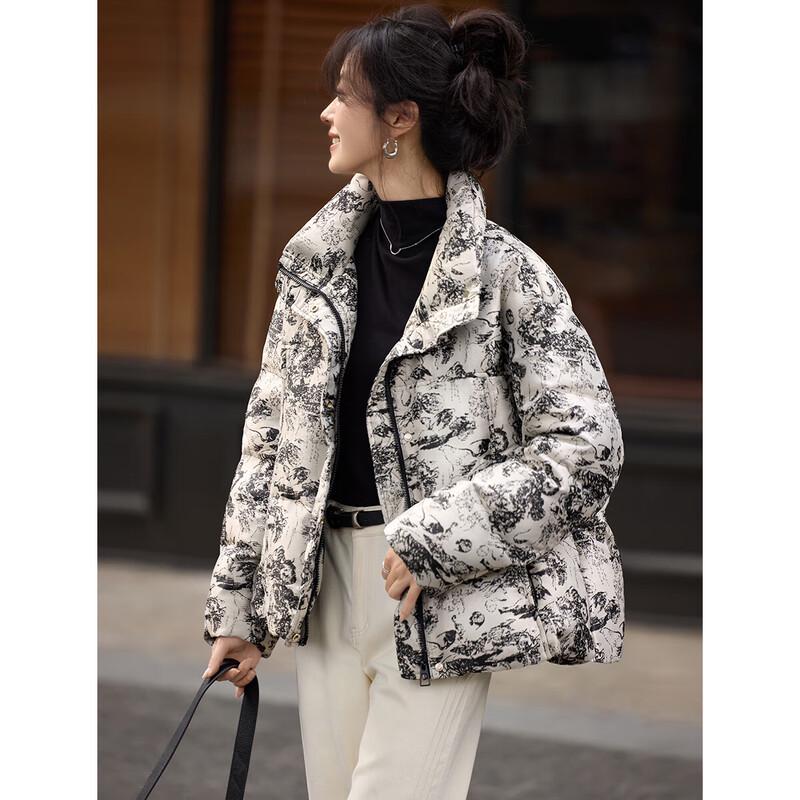 Mohan Yimei Women's Stand Collar Down Jacket