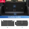 Smabee for Toyota Land Cruiser Prado J250 LC250 7seat 2024 TPE 3D Car Cargo Liner Trunk Pad Backrest Pad Waterproof Accessories