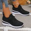Glittery Rhinestone Women's Thick Sole Sneakers Breathable Non-Slip Fashion Sneakers with Lace-Up Casual Comfortable Shoes