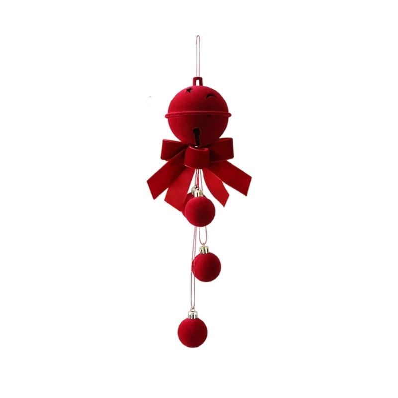 Nordic Bells Christmas Ornament Christmas Ball Hanging Pendant Christmas Tree Decorations for Home Decoration