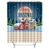 TU Christmas Shower Curtain Festive Holiday Winter Scene Holiday Decor Bathroom Decor Merry Christmas Gift Home Decor Cozy Vibes
