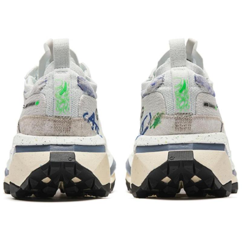 Anta Anti-Slip Wear-Resistant Low-Top Running Shoes Men's White Gray Sneakers 112416610A-1