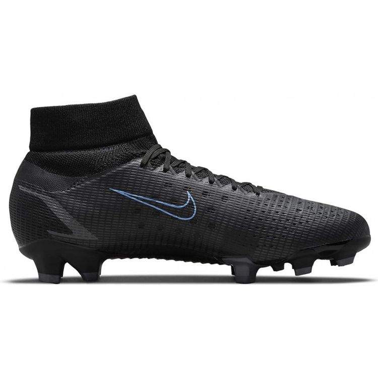 Nike Mercurial Superfly 8 Pro FG Black Photo Blue Men Sneakers Iron-Grey CV0961-004