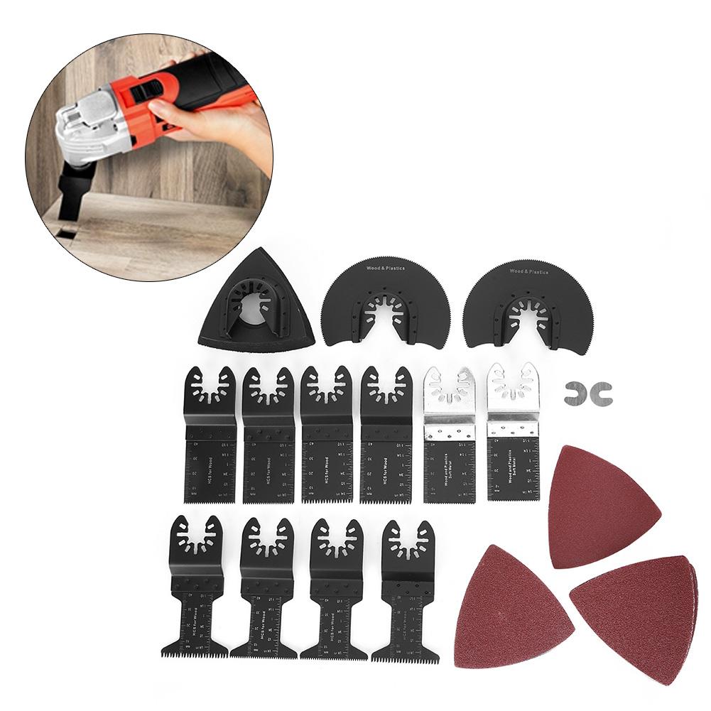25PCs Set High Carbon Steel Saw Blades Carpenter Woodworking Tool Black MultiFunction