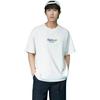 Converse T Shirts Men's White Crew Neck Moderate Straight Fit 10025442-A02