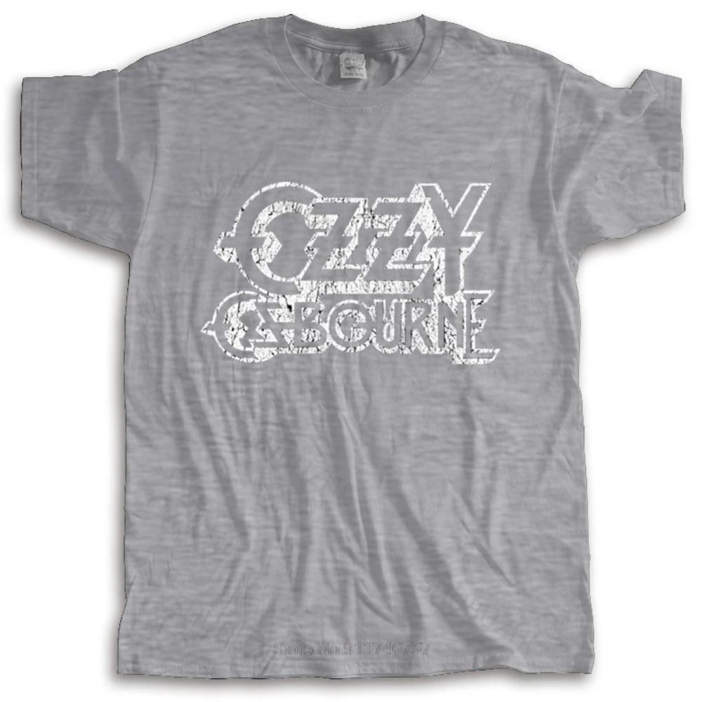 Tshirt  Summer Top Tees Ozzy Osbourne 'Vintage Logo' T-Shirt Summer Paried T Shirts New Fashion Tee-shirt Women Tee Loose Tops