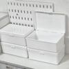 Dustproof Storage Box White Photo Collect Box Ins Organizer Box  Jewelry Lipstick