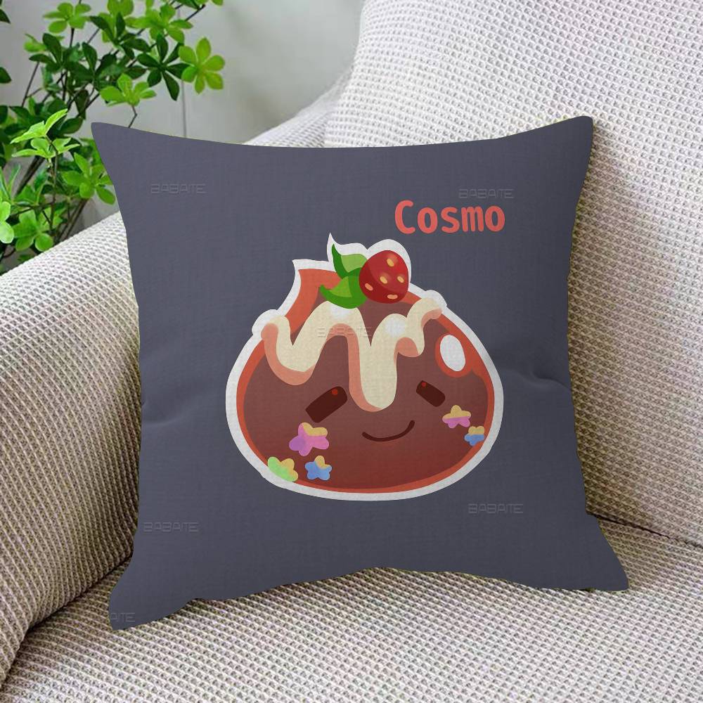 Game S-Slime R-Rancher Classic Anime 45*45cm Cushion Cover Pillow Cover Decor Pillowcase Home Pillowcase for Couch Pillow