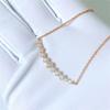 D color 1.1cttw 100% Full Moissanite Necklace Pendant For Women S925 Silver Lab Diamond Neck Chain Sparkling Wedding Fine Jewelry