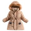 Girls' Winter Clothes Plus Velvet Thick Coat