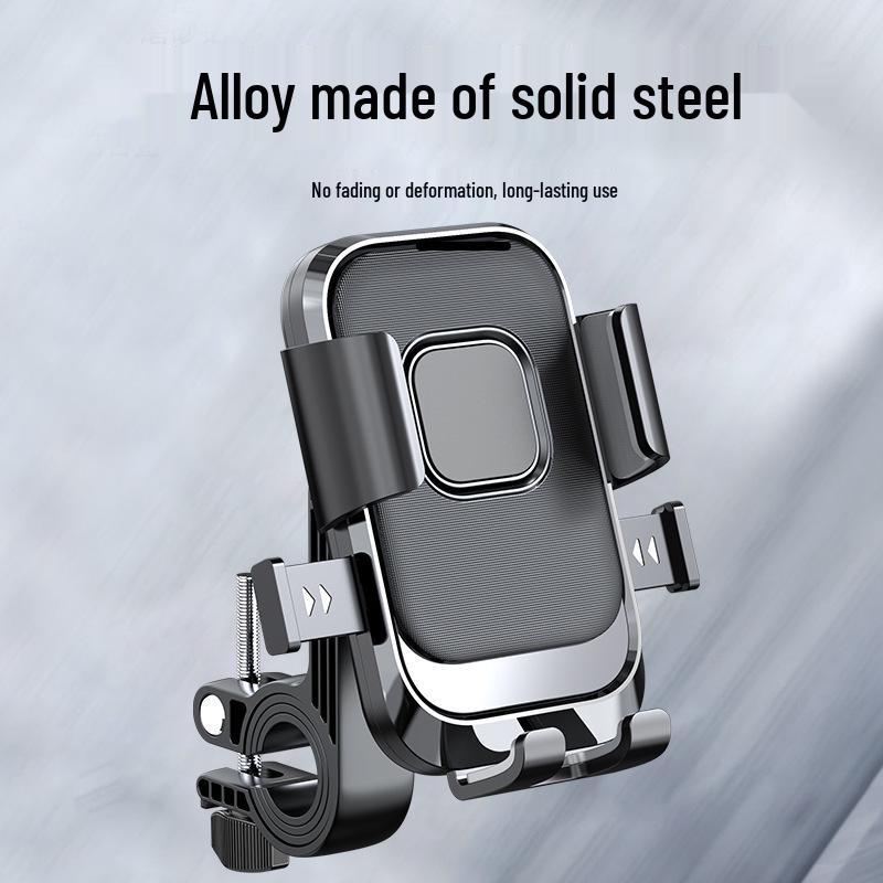 Shockproof Phone Holder for EVs, Motorcycles & Bikes - Ideal for Navigation & Delivery
