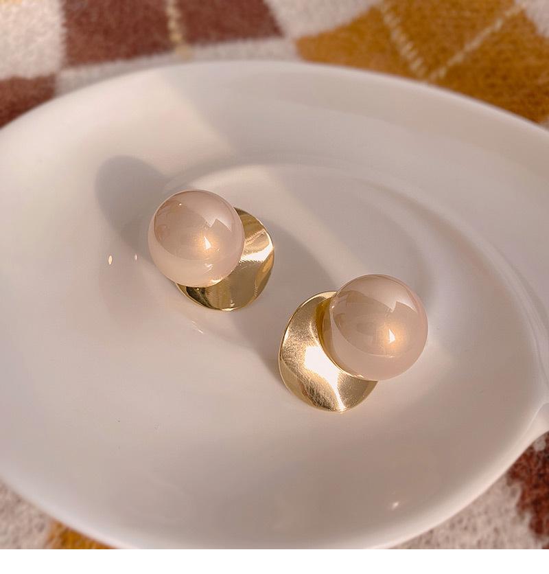 Francouzské retro geometrické náušnice s perlou - Exagerovaná high-end móda pro ženy