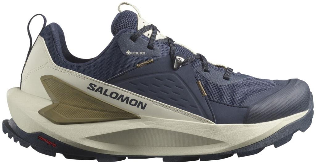 Обувь для треккинга Salomon Elixir GTX Hiking Shoes blue nights/almond milk/gothic olive