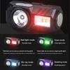 RGB Headlamp Flashlight USB Rechargeable Running Fishing Light Outdoor Headlight Torch Flashlights Led Motion Sensor Headlamps