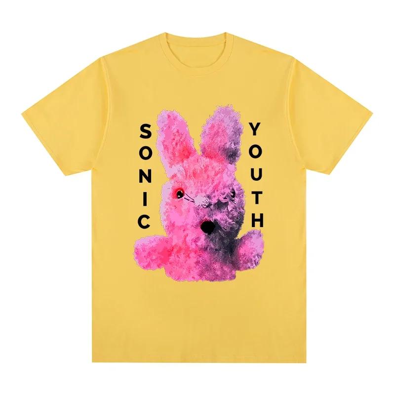 LE Sonic Youth Rock Band Punk Casual T-shirt Cotton Women T Shirt New TEE TSHIRT Womens Tops