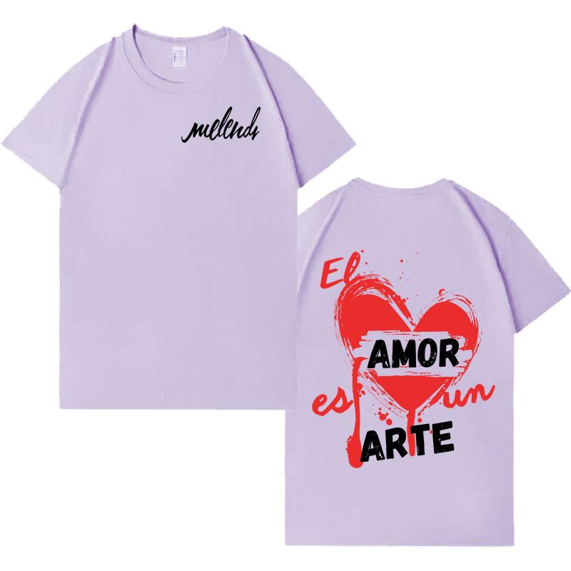 Singer Melendi Tour 2025 Trendy Graphics Tshrit Mens Womens Pop Oversized Tops Hiphop Aesthetic Casual Cozy Tshrits Streetwear