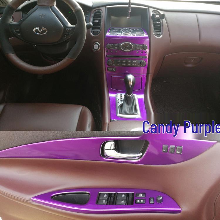 Infiniti QX50 EX25 Center Console Gear Shift Carbon Fiber Wrap Sticker