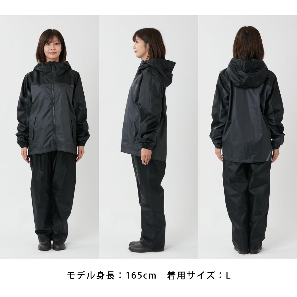 Light Shield Rain Mesh Jacket and Top 3L [Document] Suit, Set, 3430, Lime,