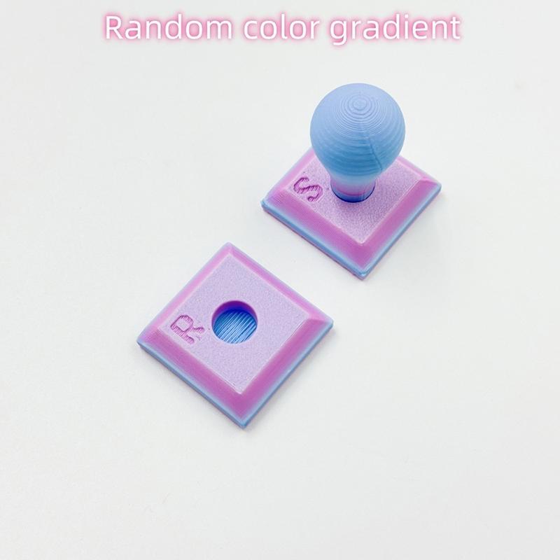 2 Pcs/Set Detachable Crystal Dot Craft Tool Accessories Stamp Relief Roller for Clay & Paper Craft Projects