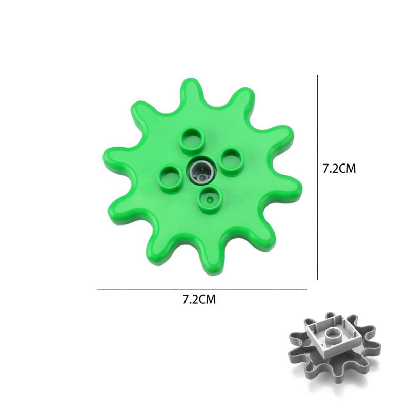 Big Building Blocks Playground Parts Slide Ladder Gear Swing Compatible Bricks Baby Assemble Interactive Toys Gift