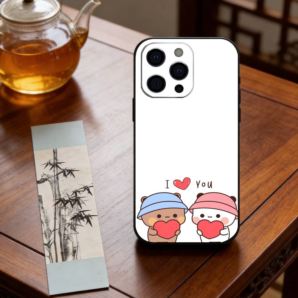 Cute Cartoon Bubu Dudu Phone Case Silicone Soft For IPhone 17 16 15 14 13 12 11 X XR Plus Pro Max Plus