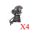 Medieval Knight Figures Building Blocks Elf Guard Dwarf Warrior Wild Boar Sheep Mount Fantasy Movie Character Soldier Bricks Toy
