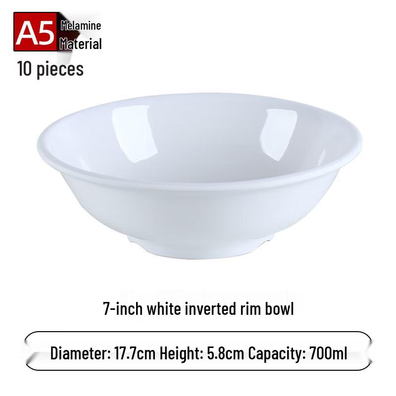 

Commercial Melamine Breakfast & Snack Bowls - 10 Pack