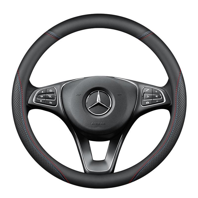 Non-Slip Steering Wheel Cover for Mercedes GLC, C-Class, E-Class, GLA: Ultra-Thin Design