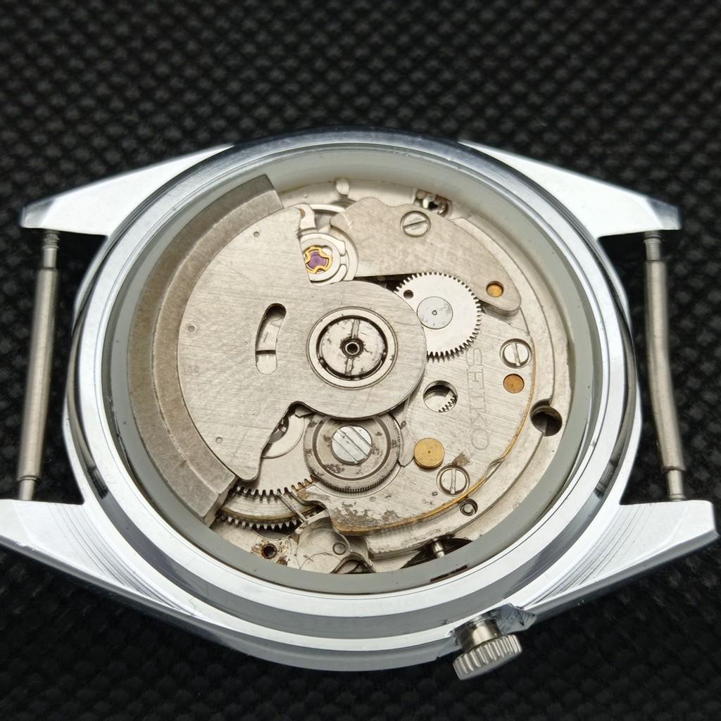 REACONDICIONADO VINTAGE SEIKO 5 AUTOMÁTICO 7009A JAPÓN RELOJ DE HOMBRE NEGRO 598-a313081-2