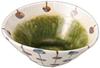 Sudare Oribe Warm Small Bowl X X Small Setomonohonpo Hand-painted [13.5 12.3 5.8cm] Bowl, Ceramic,