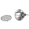 5.5in Reptile Lamp Fixture Uniform Heating Professional Shallow Dome Lamp Cap for Amphibians