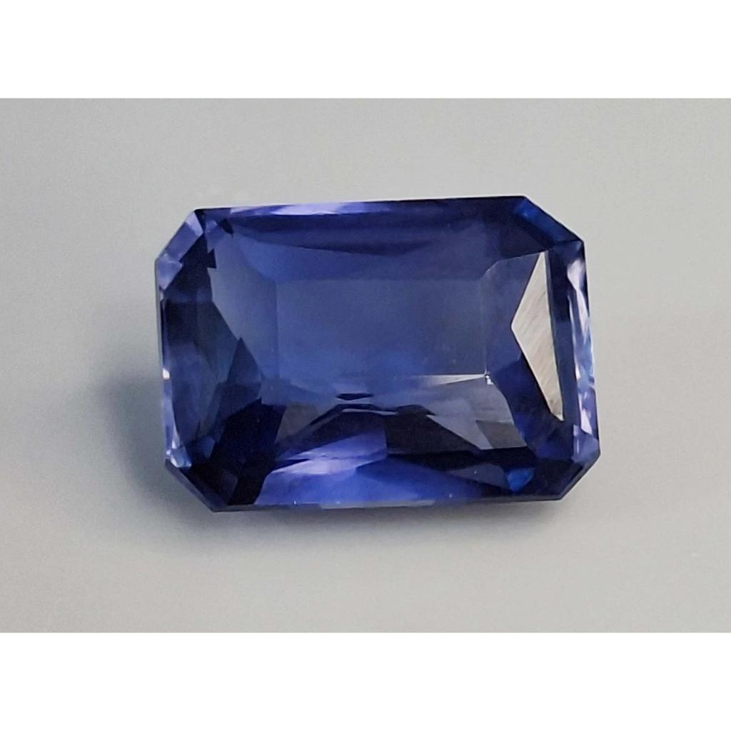 Natural Blue Sapphire Emerald Cut 11-13 Ct Beautiful Certified Loose Gemstone