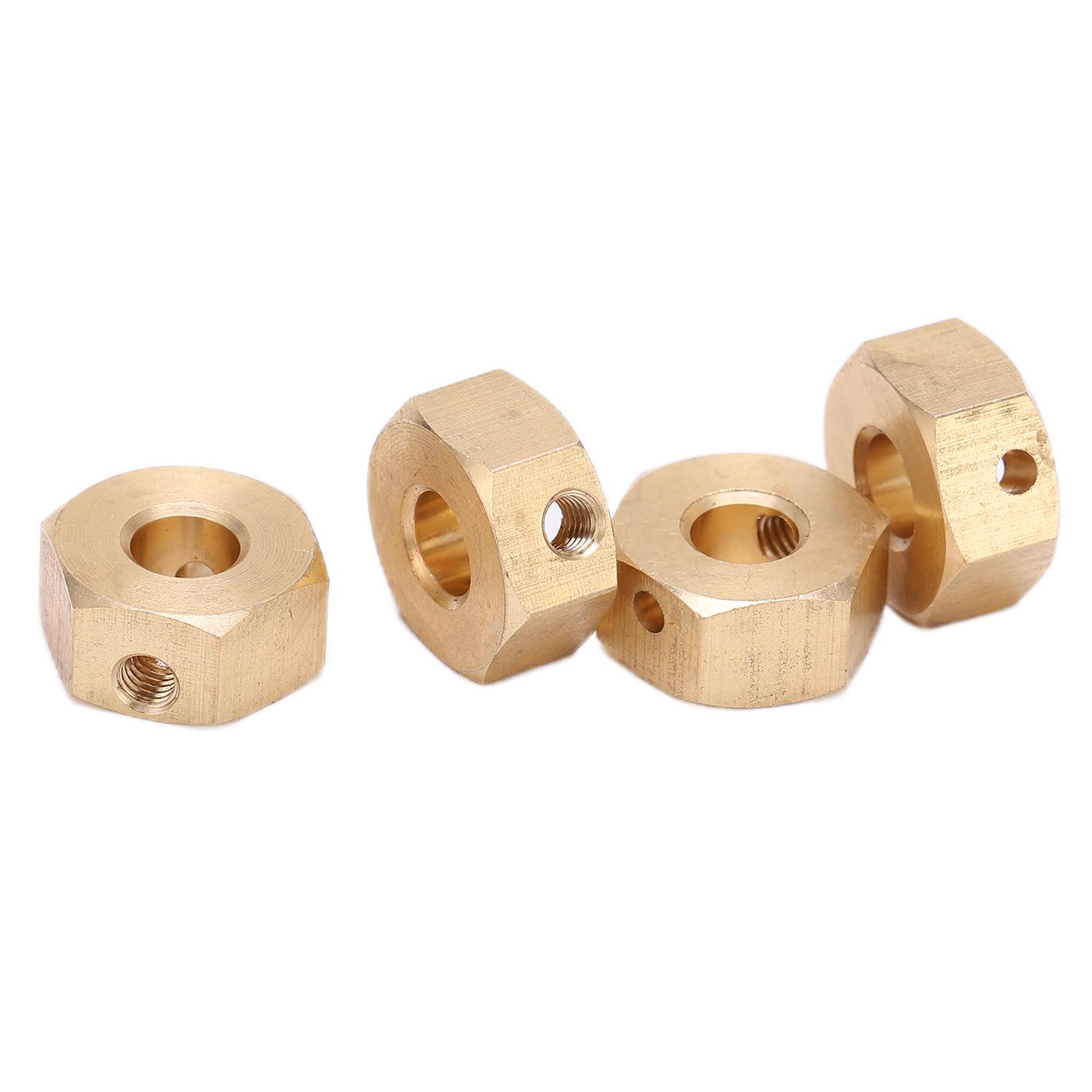 

RC Wheel Hex Adapters Brass Sturdy Durable Exquisite Appearance Easy Installation RC Hex Hub Extension for Axial10mm