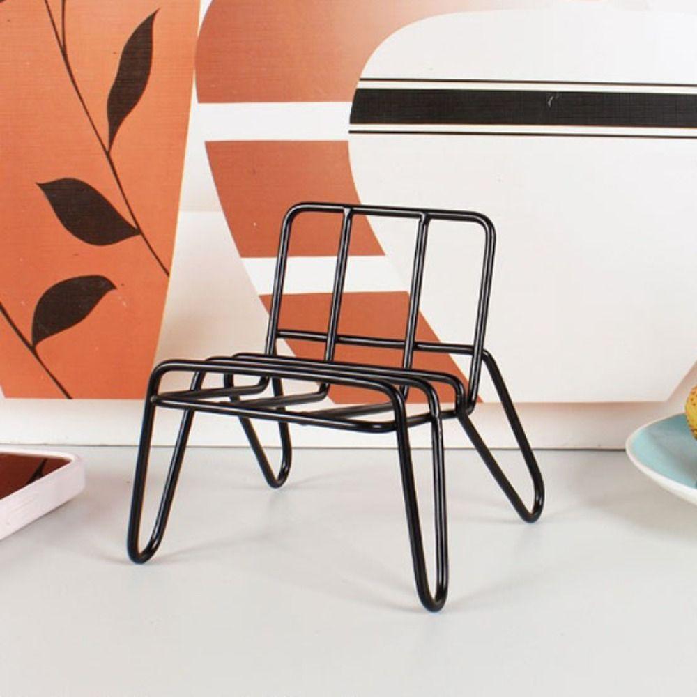 Portable Desktop Phone Chair Stand Chair Shape hone Holder Stand Mobile Phone Holder  Home